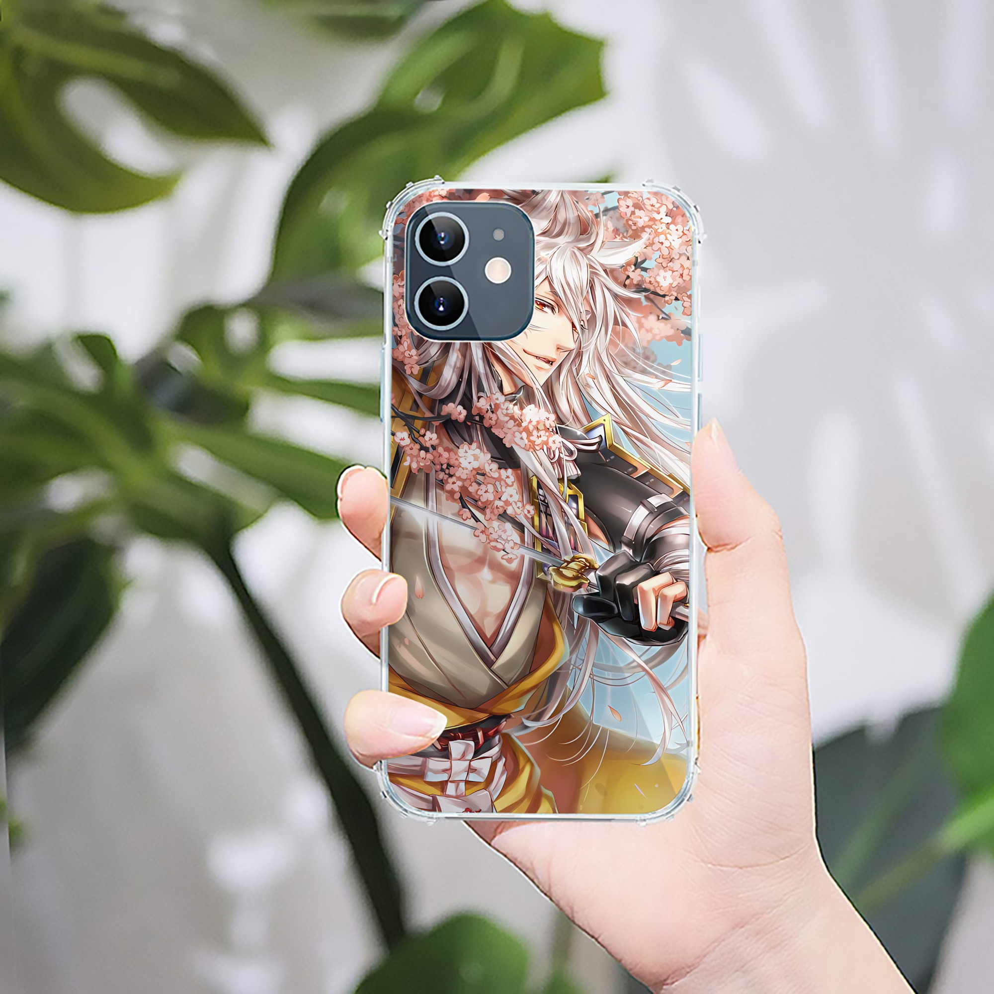 （画像用） 刀剣乱舞 Touken Ranbu 【iPhone 12シリーズ対応】透明スマホケース（クリアソフトケース）